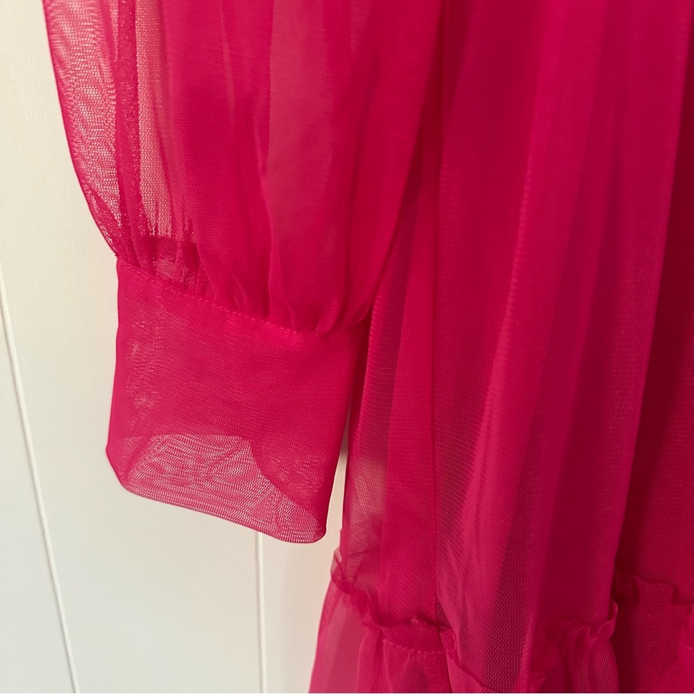 NWOT New Forever 21 Pink Valentine Date Dress Large L - Picture 3 of 8